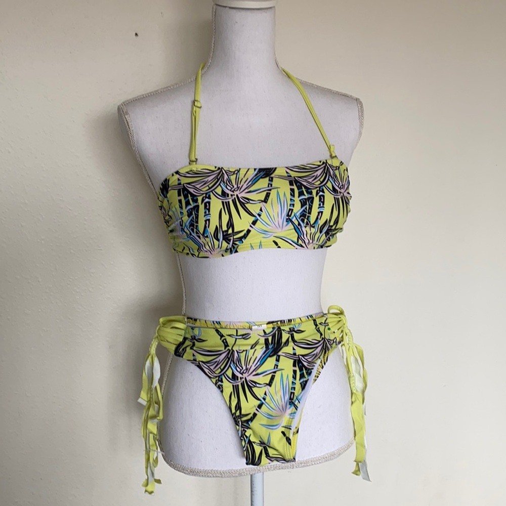 Strapless Bikini, yellow